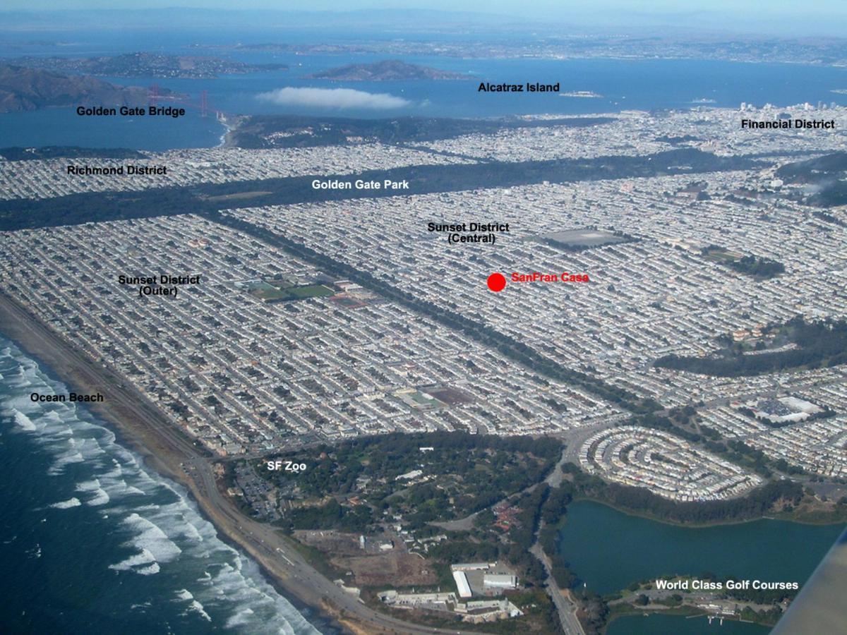 Stunning Sanfran Casa Close To Center And Steps From Ocean سان فرانسيسكو المظهر الخارجي الصورة